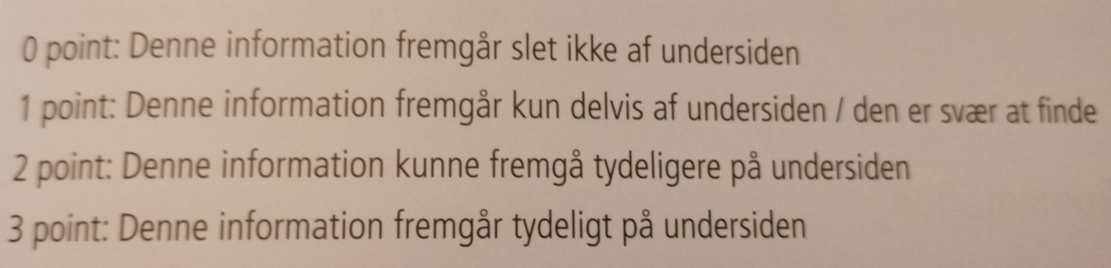 Billede af gangstertest-pointsystem